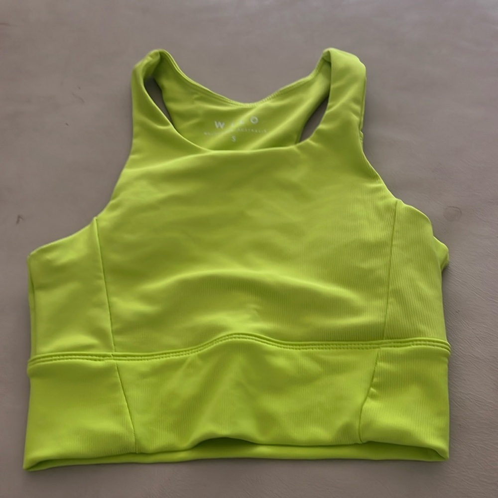 Bright sports bra